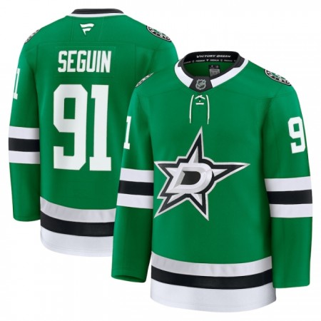Miehille NHL Dallas Stars Pelipaita Fanatics Premium Tyler Seguin 2024-25 koti Vihreä